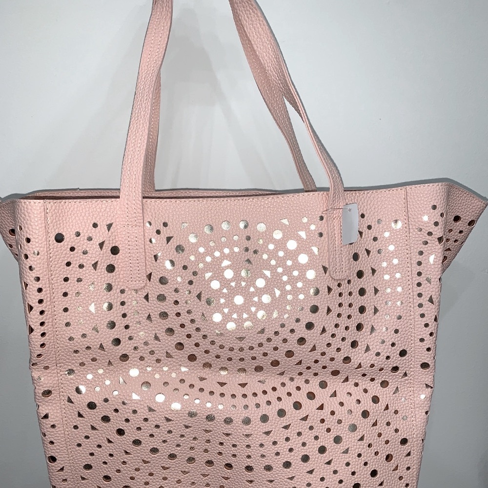 Bath and Body Works tote limited edition blush